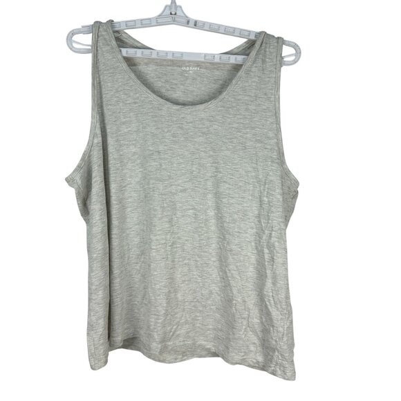Old Navy Womens Gray Soft Washed Classic Tank Top Size XL Lightweight Casual Fit - Picture 1 of 8